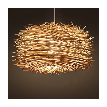 Europäischer und amerikanischer Kronleuchter aus dichtem Rattan Europäischer und amerikanischer Kronleuchter aus dichtem Rattan