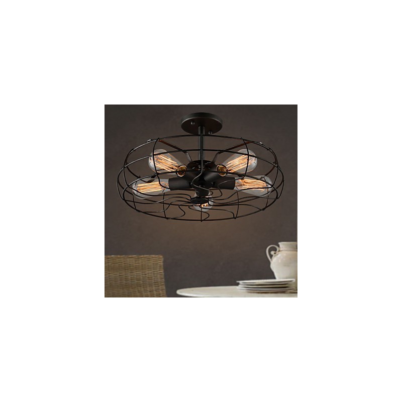 Die amerikanische Country Industrial Designer Lampe personalisierte Lampe europäischen Retro Fan Deckenleuchten