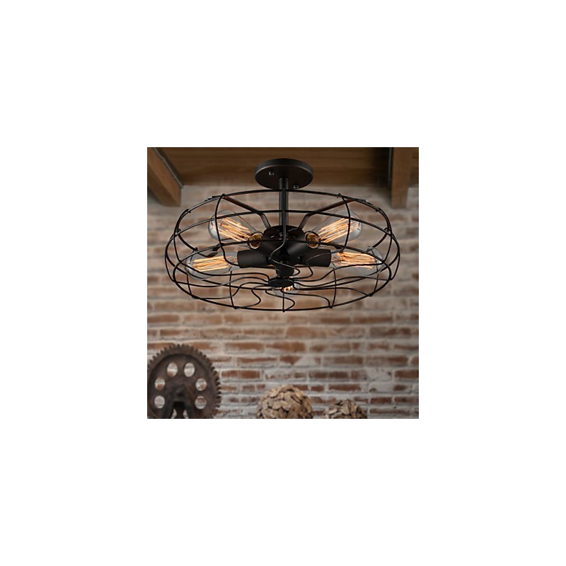 Die amerikanische Country Industrial Designer Lampe personalisierte Lampe europäischen Retro Fan Deckenleuchten