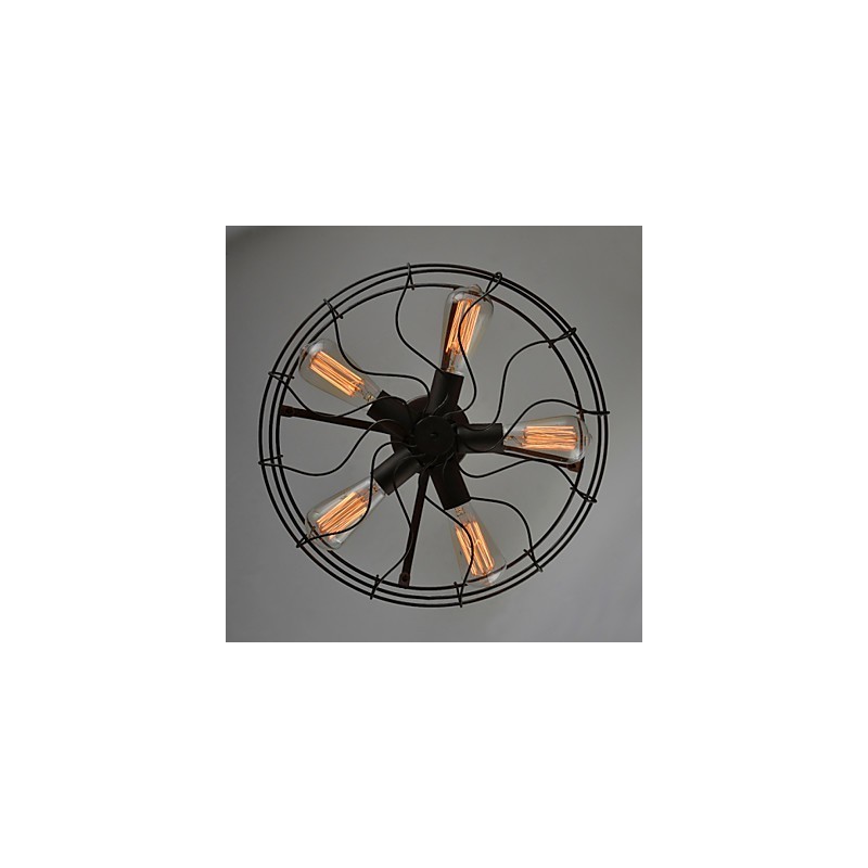 Die amerikanische Country Industrial Designer Lampe personalisierte Lampe europäischen Retro Fan Deckenleuchten