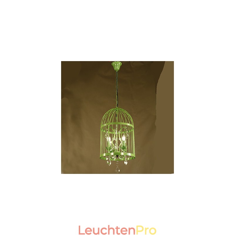 Vintage Eisen Käfig Treppe Lampe Kronleuchter Kristall