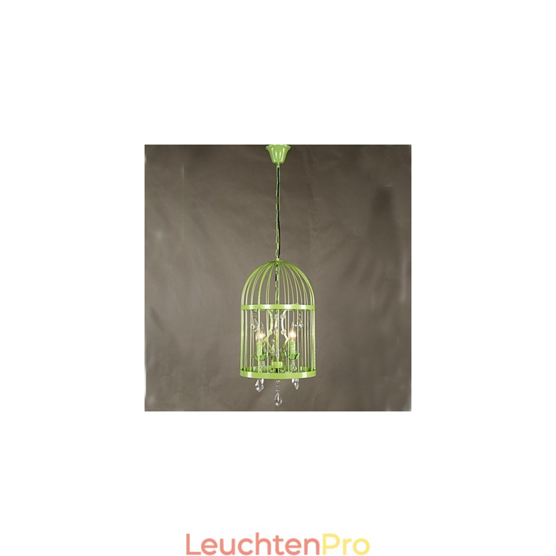 Vintage Eisen Käfig Treppe Lampe Kronleuchter Kristall