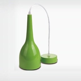 Moderne zeitgenössische Globus Malerei Metall Pendelleuchte