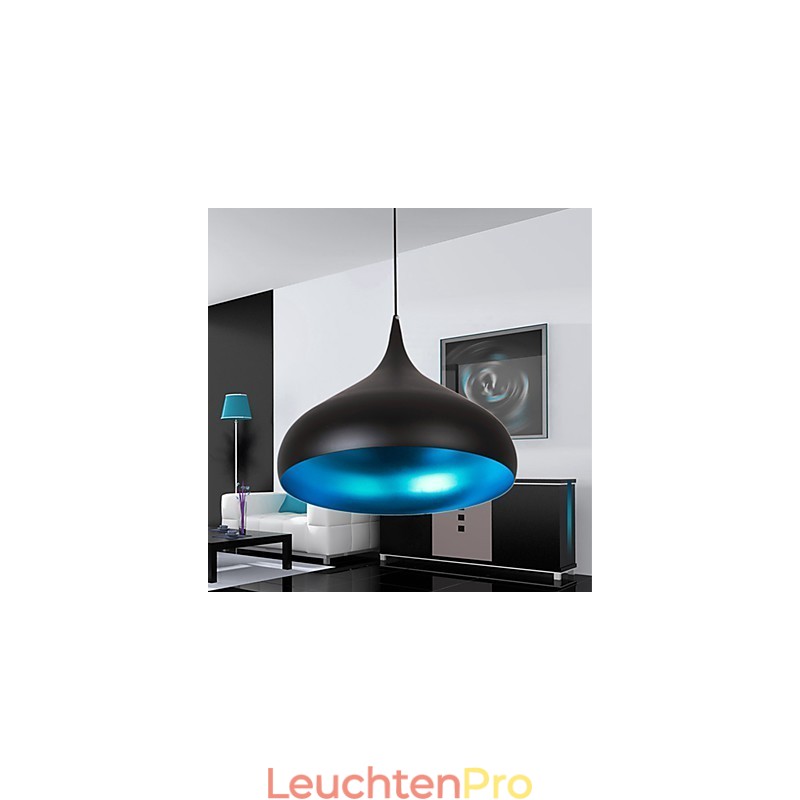 Moderne zeitgenössische Retro-Schüssel Mini-Stil Malerei Pendelleuchte
