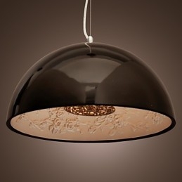 Moderne zeitgenössische Pendelleuchte im Mini-Stil mit Gemälde