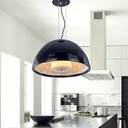 Moderne zeitgenössische Pendelleuchte im Mini-Stil mit Gemälde