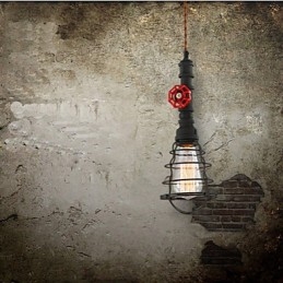 Amerikanische Retro-Lampe Industrial Wind