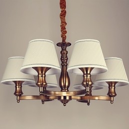 Rustikaler Kronleuchter im Vintage-Mini-Stil aus galvanisiertem Metall der Lodge