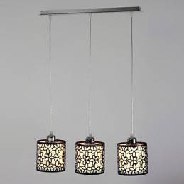 Moderne zeitgenössische Insel Mini-Stil Malerei Metall Pendelleuchte