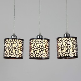 Moderne zeitgenössische Insel Mini-Stil Malerei Metall Pendelleuchte