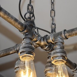 Loft-Lampe wird die Rolle des kreativen industriellen Windes gespielt, der alte Wege wiederherstellt, Conduit Droplight
