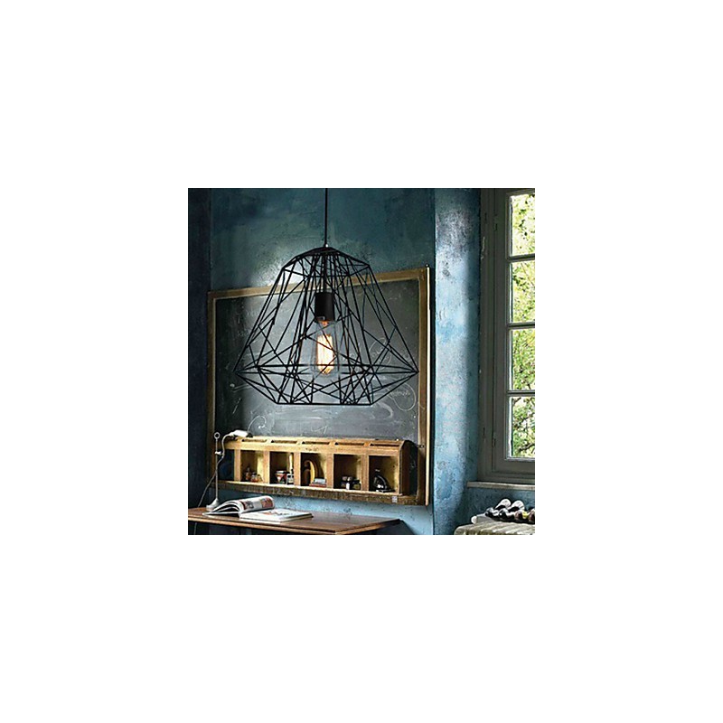 Vintage Retro Malerei Metall Pendelleuchte Garage