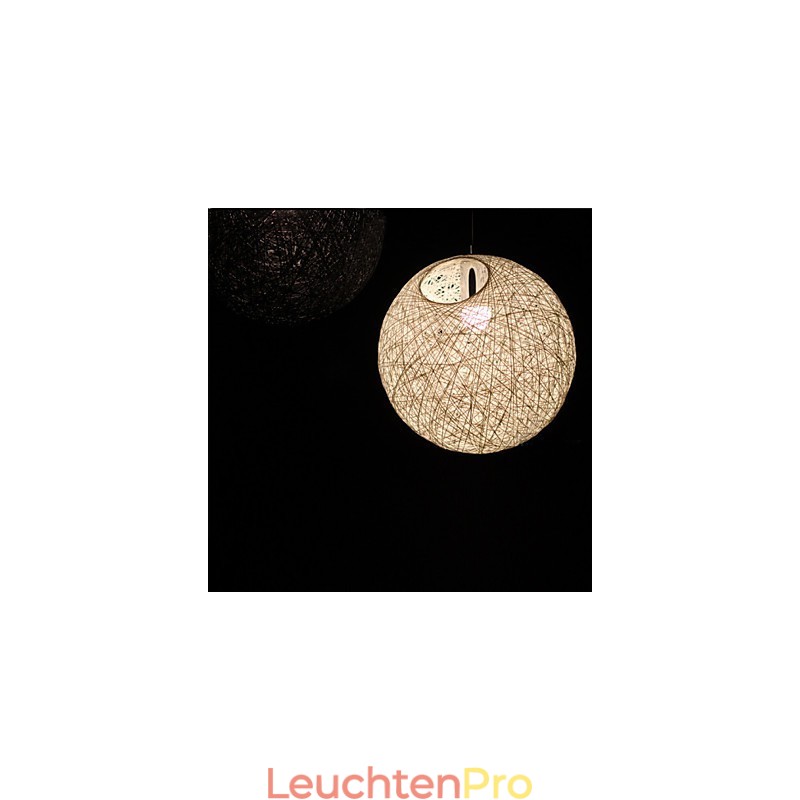 Zeitgenössische und vertraglich vereinbarte sphärische Cany Art Lampe Hanf Ball Pendelleuchte