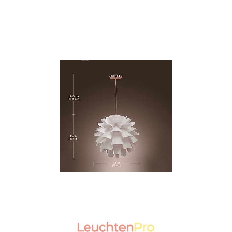 Moderne zeitgenössische Globus Retro Malerei Pendelleuchte