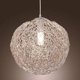 Moderne zeitgenössische Pendelleuchte im Mini-Globus-Stil aus Chrom