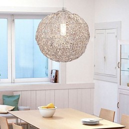 Moderne zeitgenössische Pendelleuchte im Mini-Globus-Stil aus Chrom
