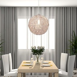 Moderne zeitgenössische Pendelleuchte im Mini-Globus-Stil aus Chrom
