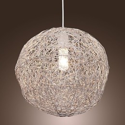Moderne zeitgenössische Pendelleuchte im Mini-Globus-Stil aus Chrom
