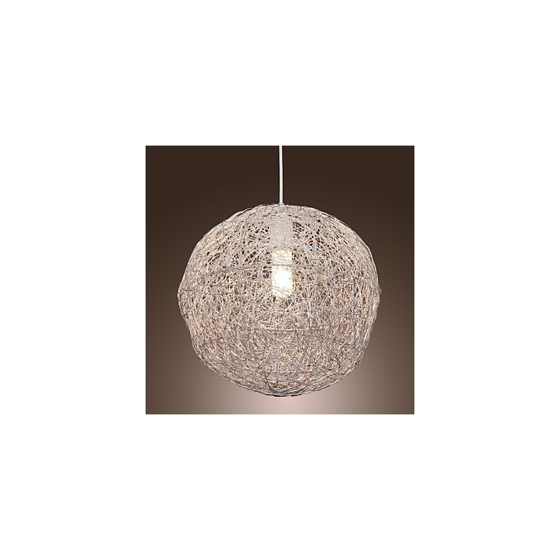 Moderne zeitgenössische Pendelleuchte im Mini-Globus-Stil aus Chrom