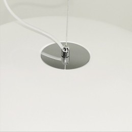 Retro-Pendelleuchte mit Schalenmalerei
