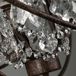Kronleuchter Kristall Traditionell Klassisch Metall