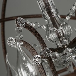 Kronleuchter Kristall Traditionell Klassisch Metall