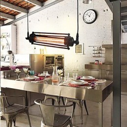 Loft Retro Kronleuchter Pendelleuchte Klassische Vintage Lampe Country Metallleuchte