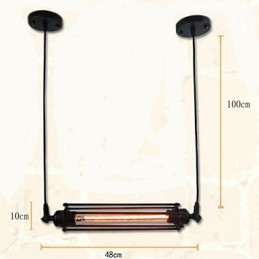Loft Retro Kronleuchter Pendelleuchte Klassische Vintage Lampe Country Metallleuchte