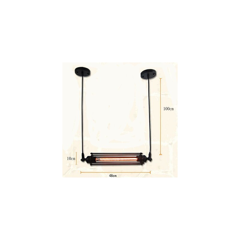 Loft Retro Kronleuchter Pendelleuchte Klassische Vintage Lampe Country Metallleuchte