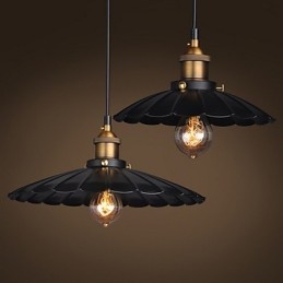 Retro-Klassiker im europäischen Stil Pendelleuchte Metall Art Droplight