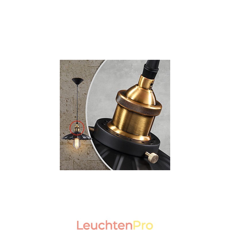 Retro-Klassiker im europäischen Stil Pendelleuchte Metall Art Droplight