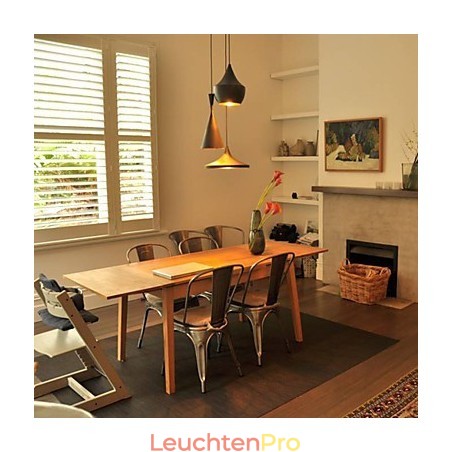 Pendelleuchte aus bemaltem Metall im Mini-Stil