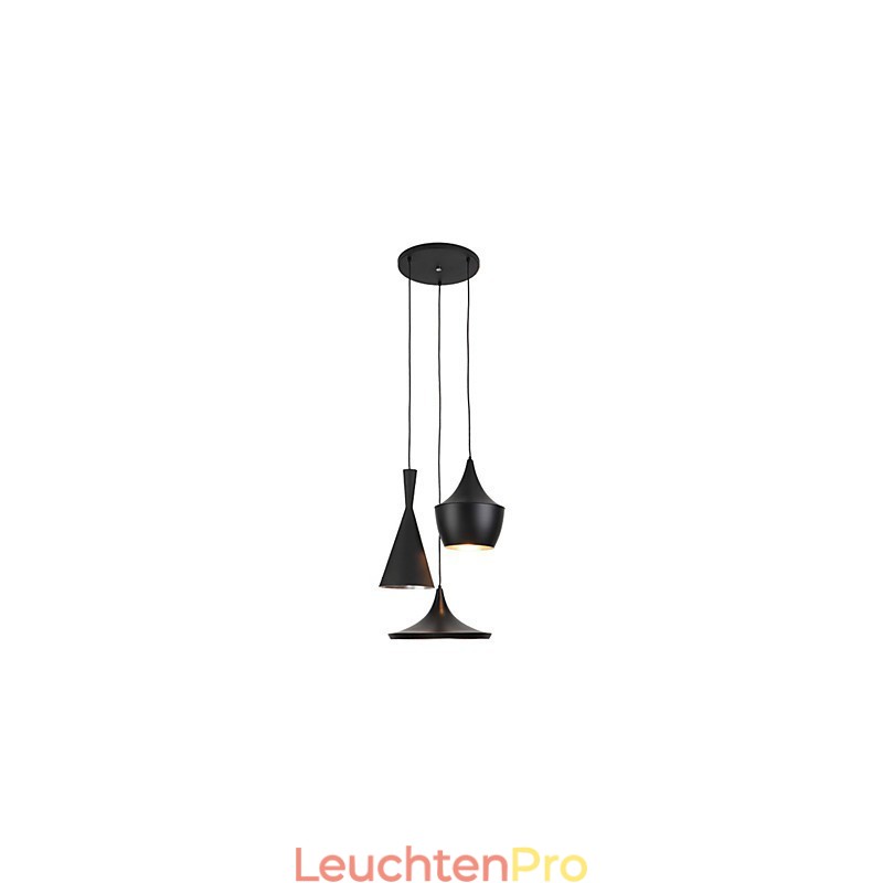 Pendelleuchte aus bemaltem Metall im Mini-Stil