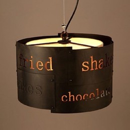 LOFT Moderne Mode Nordic Art Kreative Stoff Pendelleuchte Café Lampe Pendelleuchte Durchmesser 35cm