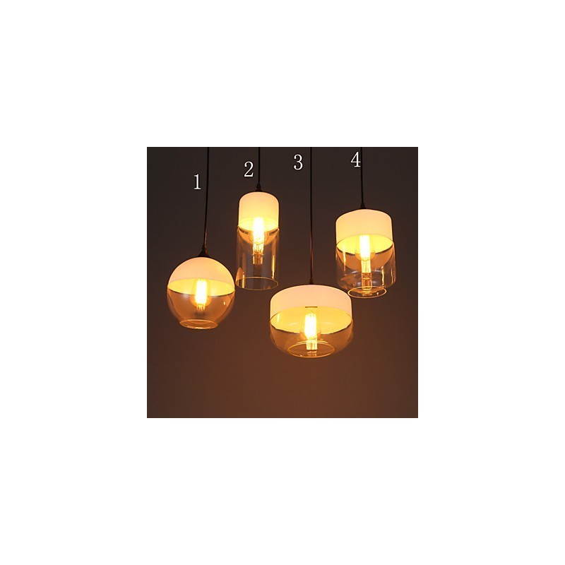 Die Kunst-Kronleuchterlampe aus Schmiedeeisen und Glas von The Nordic Creative Stair Shop