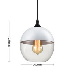 Die Kunst-Kronleuchterlampe aus Schmiedeeisen und Glas von The Nordic Creative Stair Shop