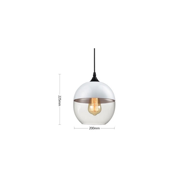 Die Kunst-Kronleuchterlampe aus Schmiedeeisen und Glas von The Nordic Creative Stair Shop