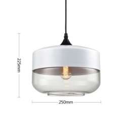 Die Kunst-Kronleuchterlampe aus Schmiedeeisen und Glas von The Nordic Creative Stair Shop