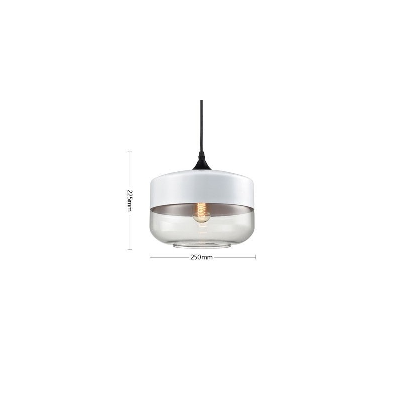 Die Kunst-Kronleuchterlampe aus Schmiedeeisen und Glas von The Nordic Creative Stair Shop