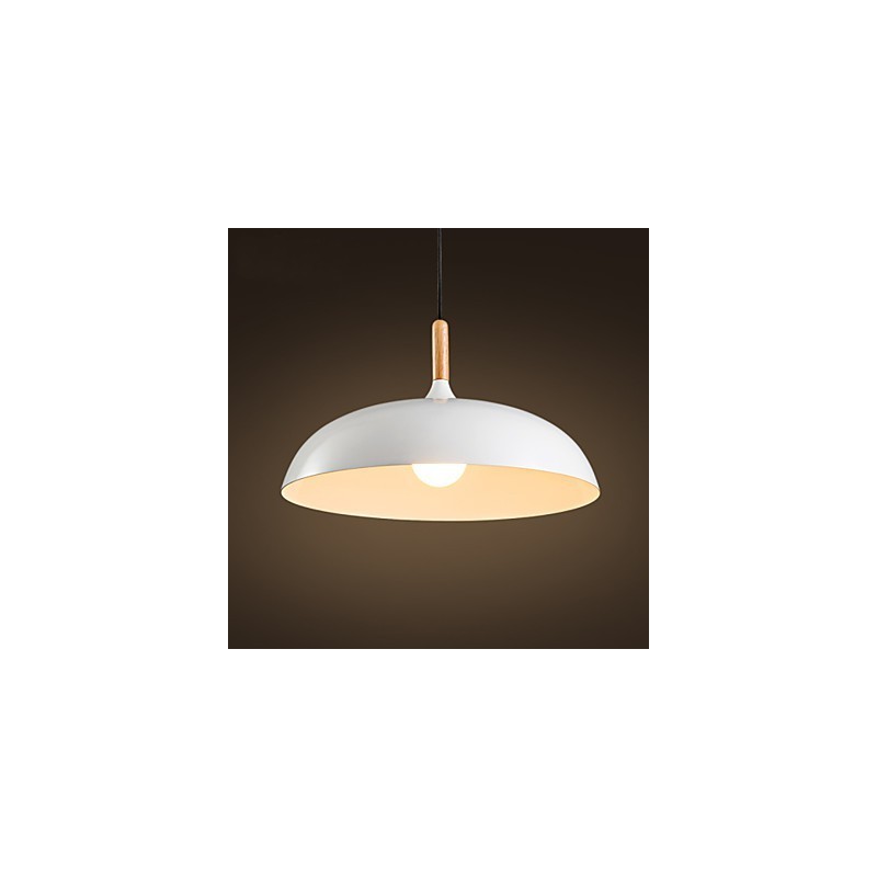 Retro Pendelleuchte Malerei Holz + Metall Cafe Pendelleuchten