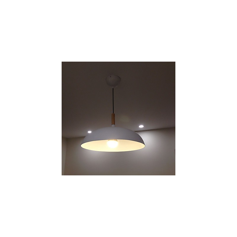Retro Pendelleuchte Malerei Holz + Metall Cafe Pendelleuchten