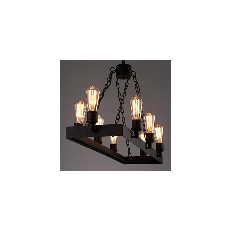 Moderne Retro Loft Kronleuchter Amerikanischen Land Kronleuchter Kreative Industrielle Café Lampe Lichter