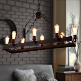 Moderne Retro Loft Kronleuchter Amerikanischen Land Kronleuchter Kreative Industrielle Café Lampe Lichter