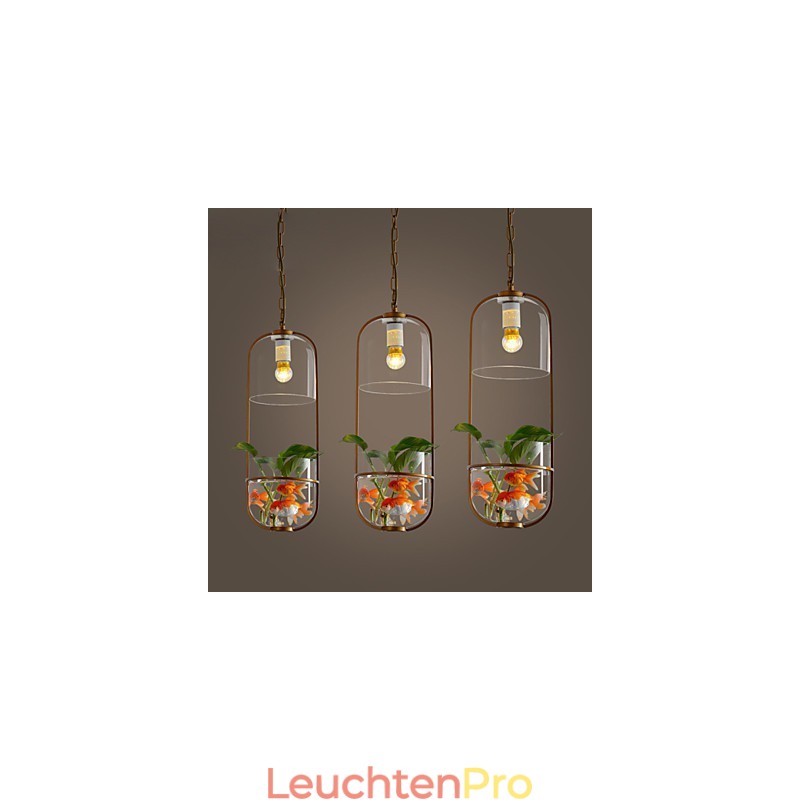 Moderne Pendelleuchte im zeitgenössischen dekorativen Design (ohne Pflanzen)