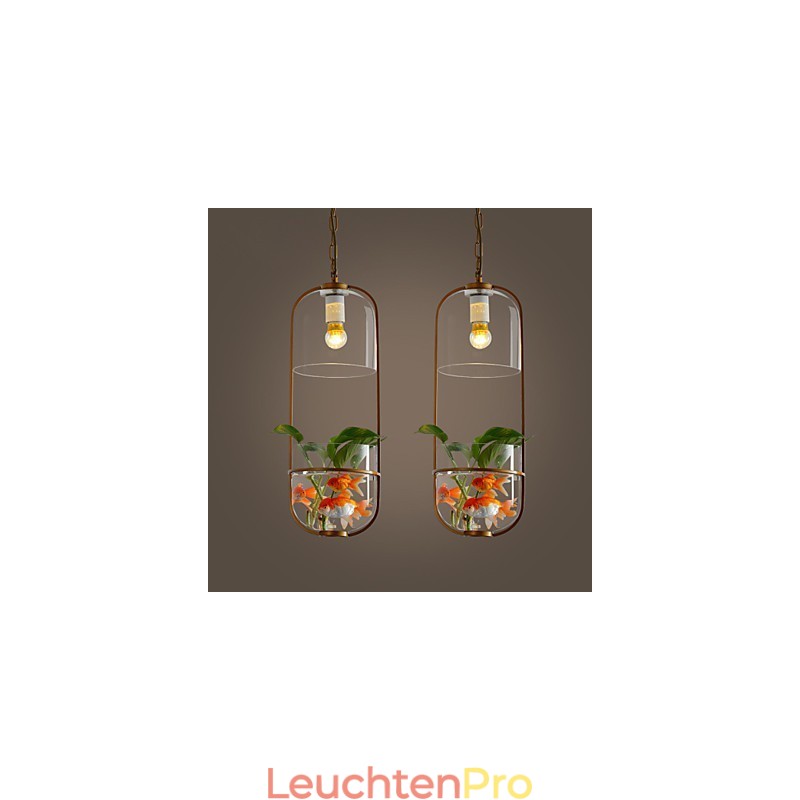 Moderne Pendelleuchte im zeitgenössischen dekorativen Design (ohne Pflanzen)