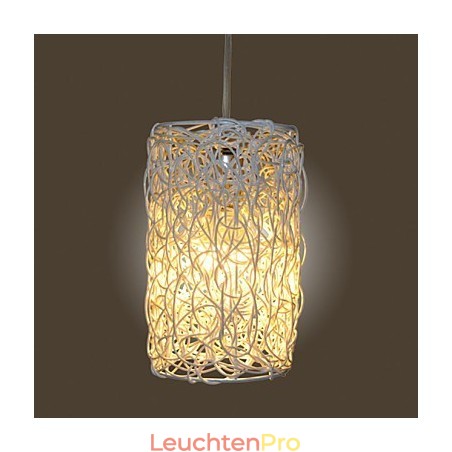 Moderne ländliche Cany Art gewebte Rattan-Einzelkopf-Droplight-Lampe Moderne ländliche Cany Art gewebte Rattan-Einzelkopf-Droplight-Lampe