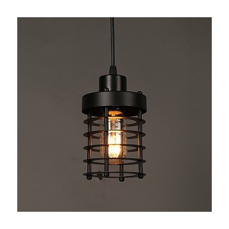 Retro Kreis von Einzelkopflampen und Laternen Charakter Art Kronleuchter Lampe