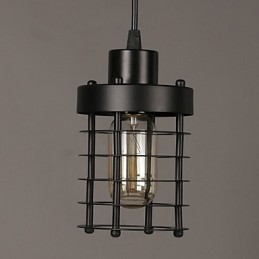 Retro Kreis von Einzelkopflampen und Laternen Charakter Art Kronleuchter Lampe
