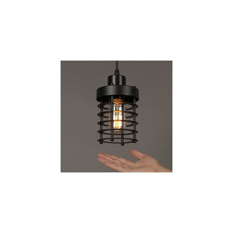 Retro Kreis von Einzelkopflampen und Laternen Charakter Art Kronleuchter Lampe