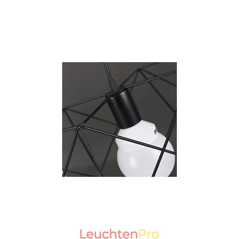Kontraktiertes und zeitgenössisches kreatives Design Einzelkopf-Droplight aus Schmiedeeisen